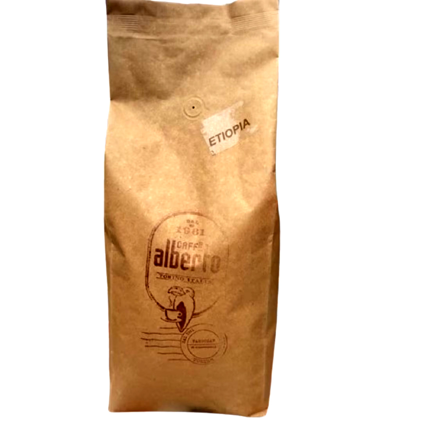 Cafea boabe, premium, de specialitate, Etiopia Sidamo, saculet 1kg B3, Caffe Alberto