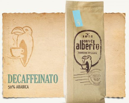 Decaffeinato – Boabe 250 g (pungă)